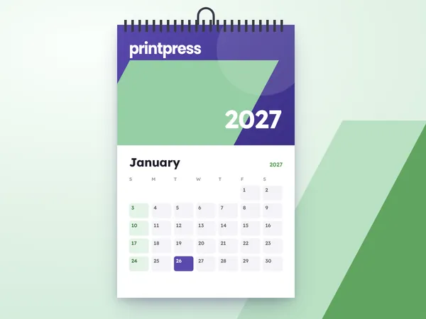 Calendars printed by printpress