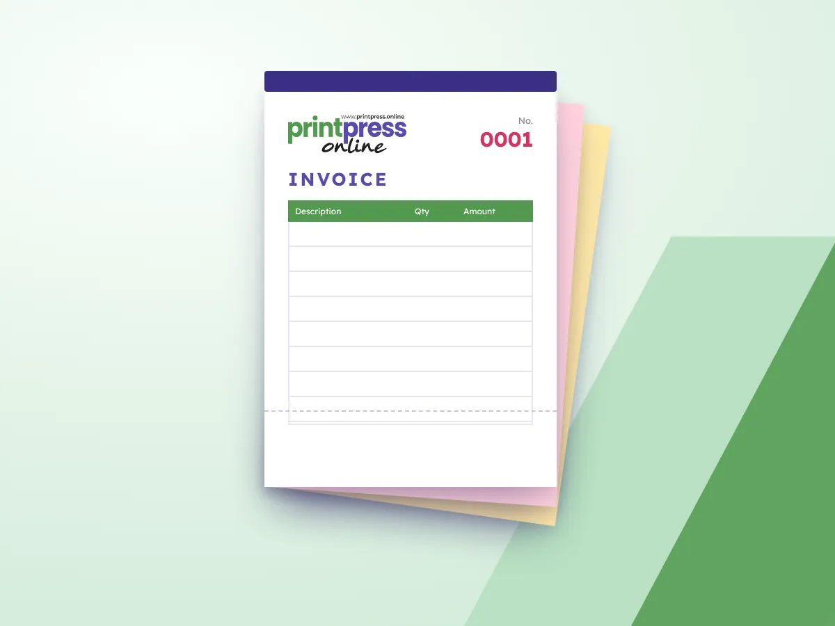 Dockets (bill books) printed by printpress