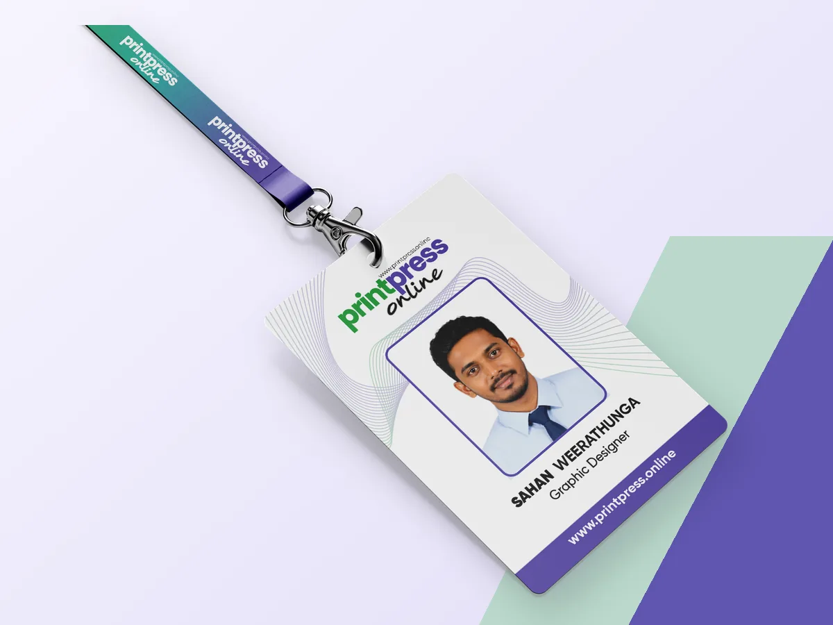 PVC ID cards printed by printpress